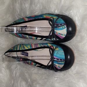 Emilio Pucci Women's 10 Multicolor Vintage Ballet Flats